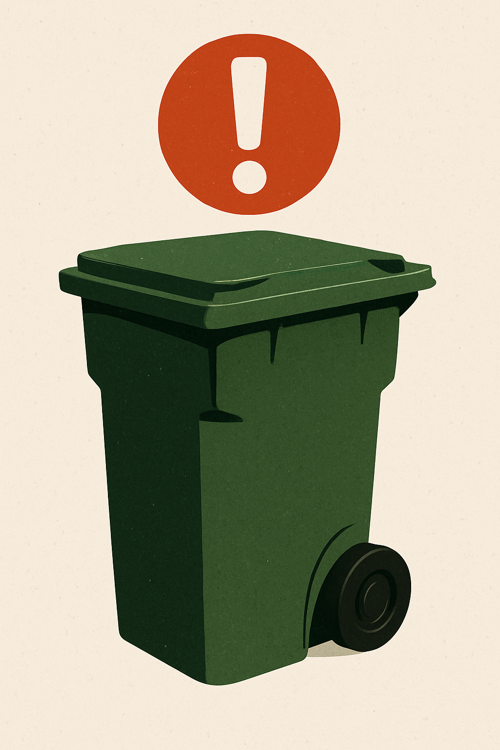 Green Trash Barrel Picture