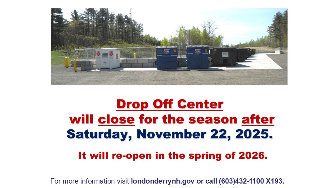 Drop Off Center - Closed for Season 2025 