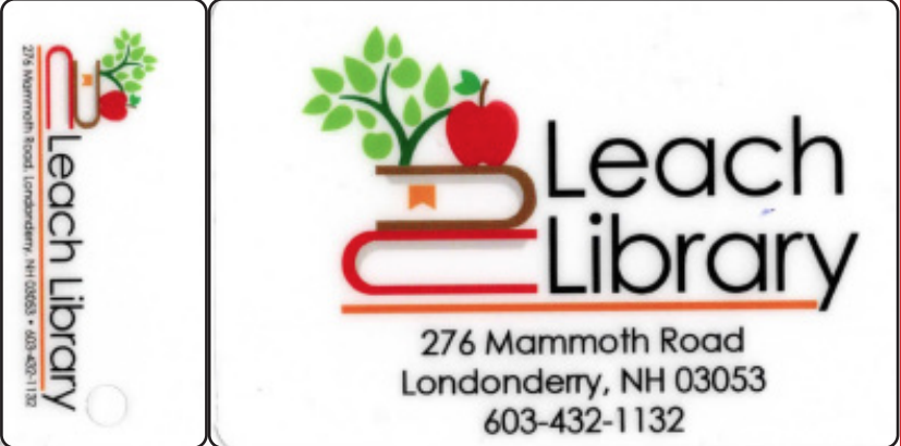 An image of the Leach Library card and keytag